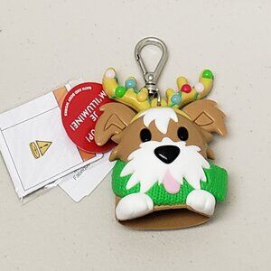 Bath & Body Works Light Up Dog Christmas Pocketbac Holder